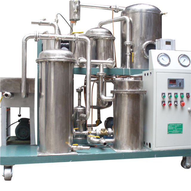Series COP-S stainless steel cooking oil filtration machine